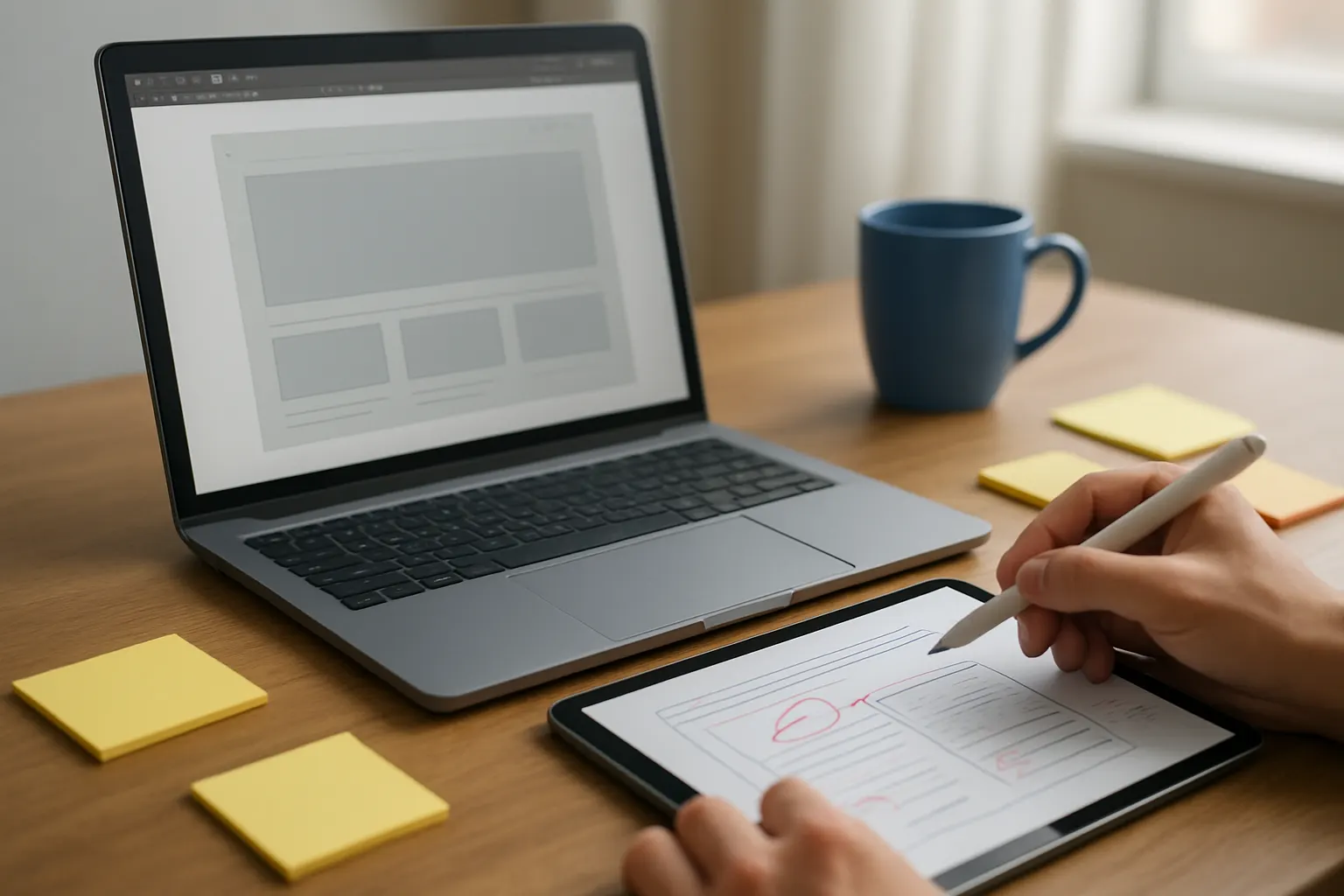 Design feedback examples: good vs bad (with rewrites)
