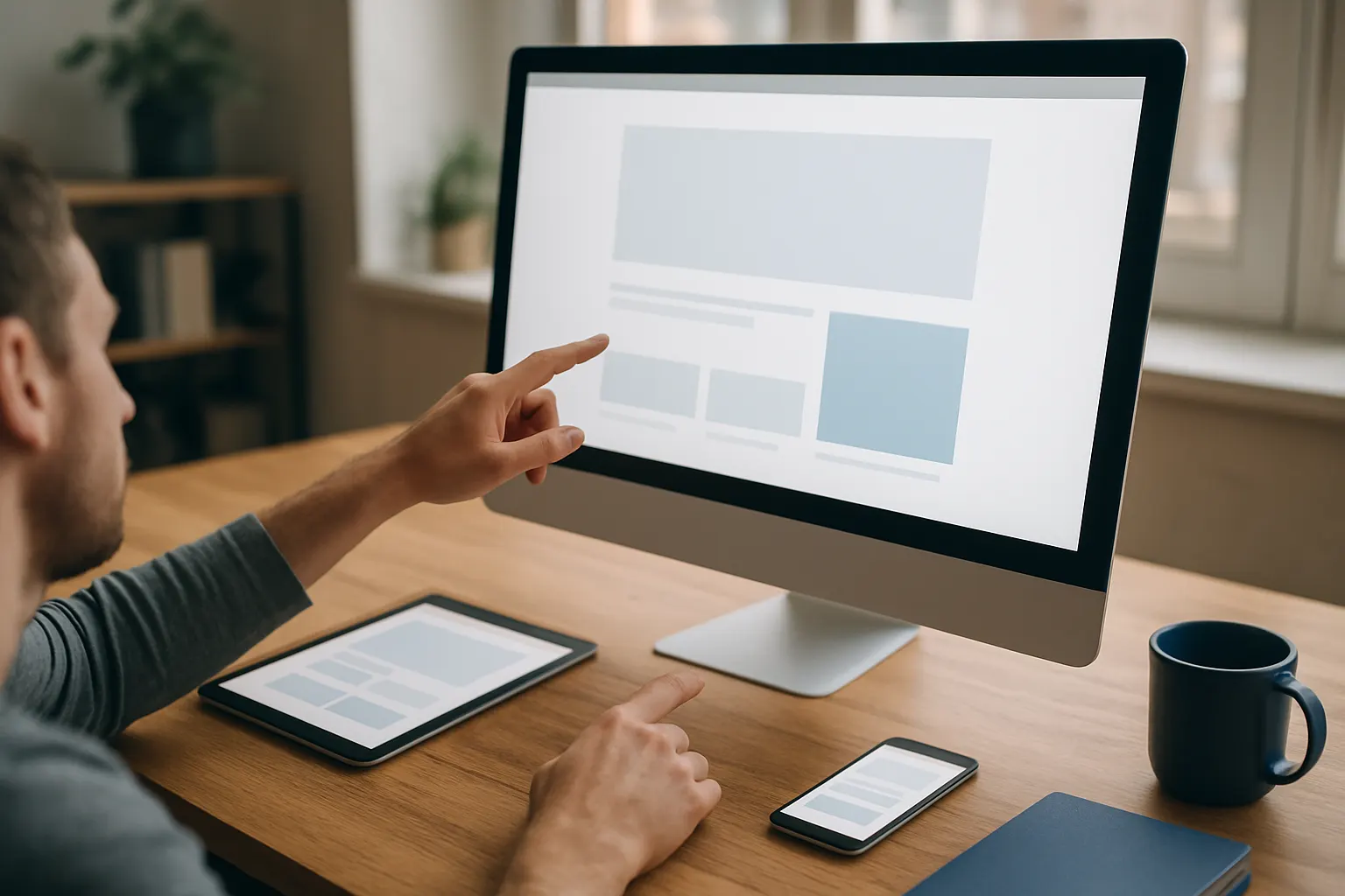 How to collect feedback on a website mockup — precise homepage comments